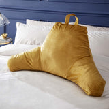 Kingsley Matt Velvet Cuddle Cushion Ochre