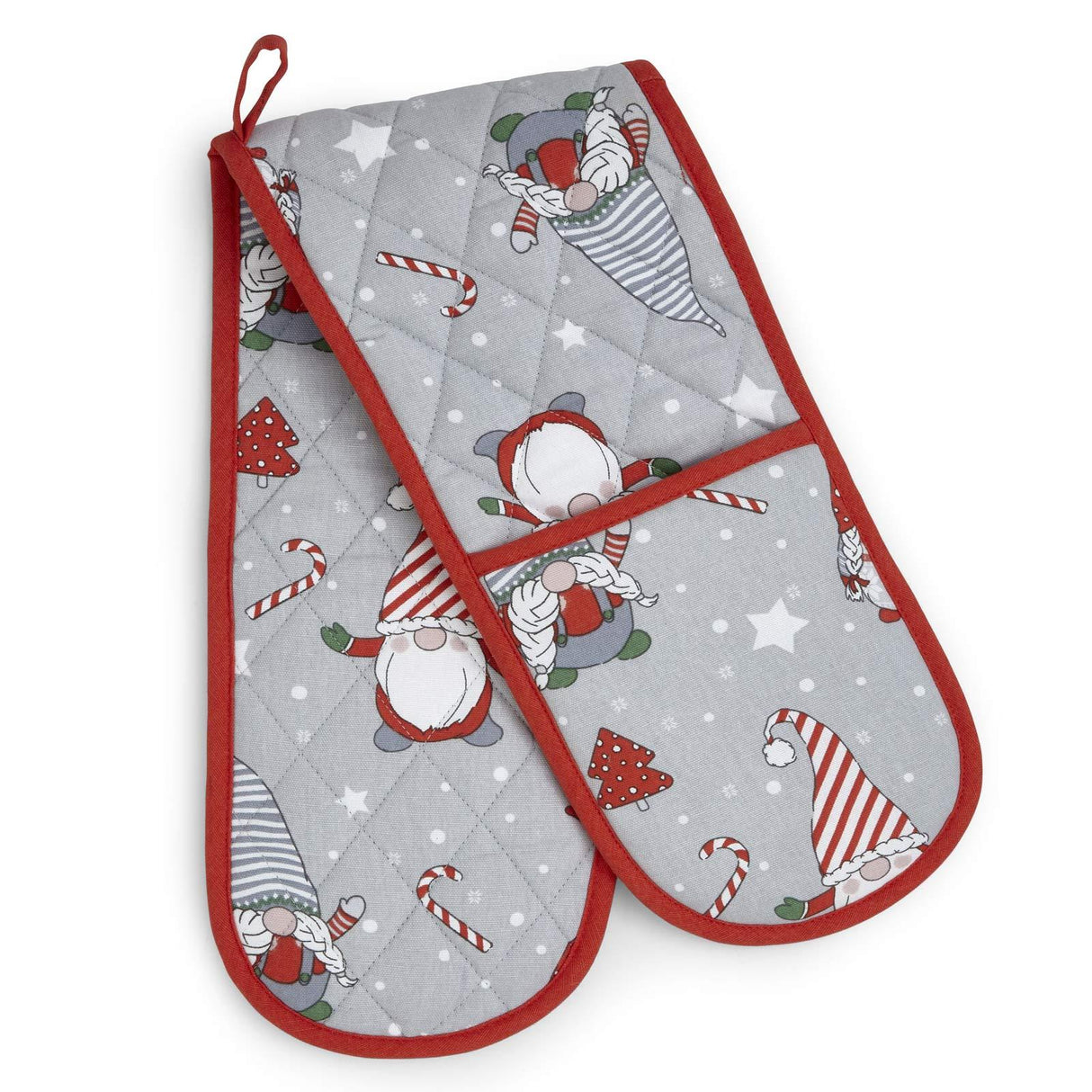 Christmas Gnomes Double Oven Glove