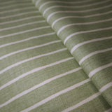 Pencil Stripe Lemongrass Made To Measure Curtains