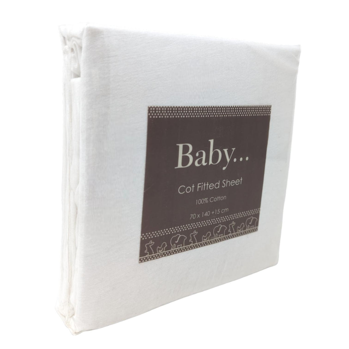 Jersey Cotton Fitted Sheet White