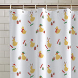 Christmas Quacker Shower Curtain