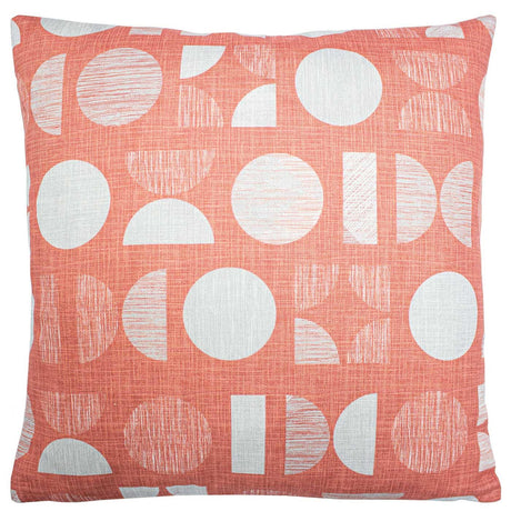 furn. Malmo Geometric Cushion Cover Pink 43cm x 43cm (17"x17")