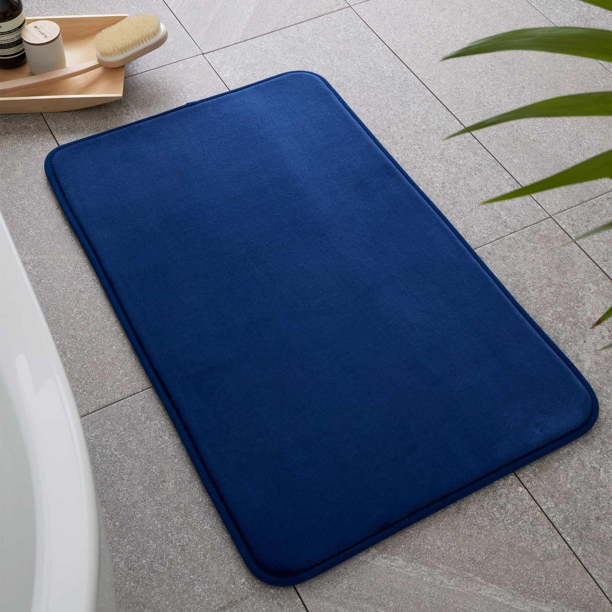 Anti-Bacterial Memory Foam Bath Mat 50cm x 80cm