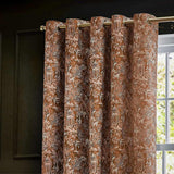 Bengal Jungle Eyelet Curtains Amber