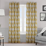 Palm House Ochre Made To Measure Curtains