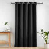 Wilson Velvet Blackout Thermal Door Panel Black