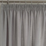 Tobago Tape Top Lined Voile Curtains Grey 90" x 90"