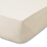 Brushed Cotton Flannelette Fitted Sheet Cream