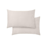 400TC Cotton Sateen Pillowcases Oyster