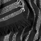 Jour Woven Fringed Throw Blanket 130cm x 180cm