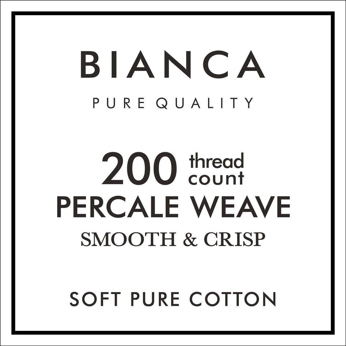 200TC Cotton Percale Pillowcases Natural