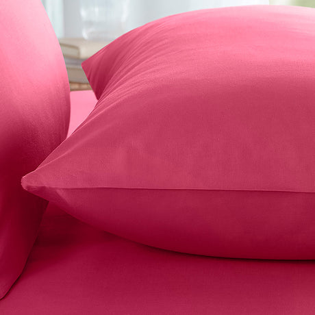 Pure Cotton Pillowcases Pink