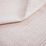 Freya Textured Stripe Eyelet Curtains Blush