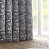 Winter Woods Chenille Eyelet Curtains Midnight