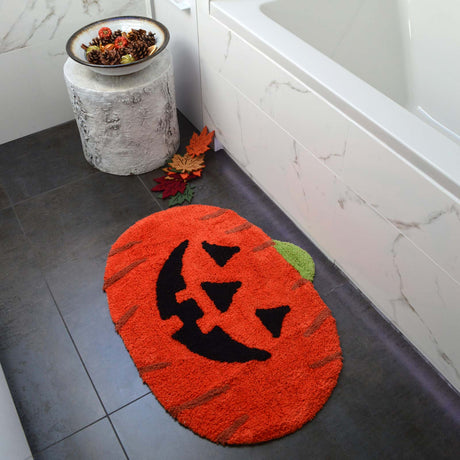 Pumpkin Shaped Bath Mat Bath Mat Allure   