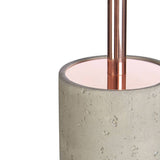 Concrete + Copper Toilet Brush