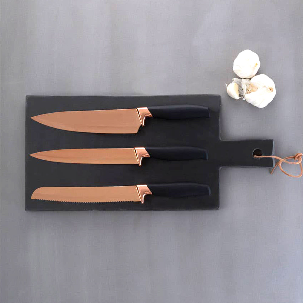 Orion Black + Rose Gold Chef's Knife