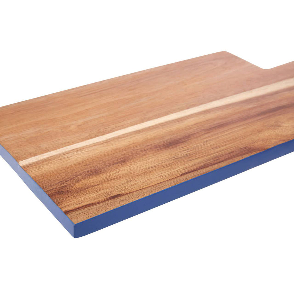 Blue Edge Acacia Chopping Board