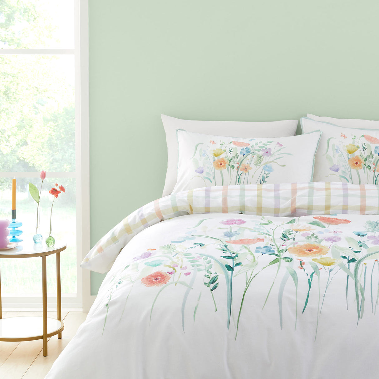 Gardenia Cotton Duvet Cover Set