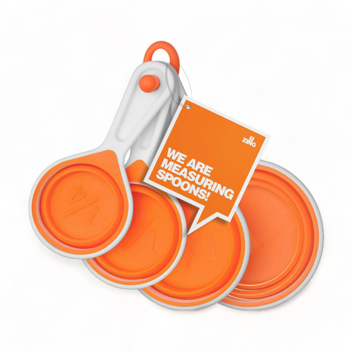 Zing! Orange Collapsible Measuring Cups