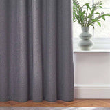 Dawn Blackout Eyelet Curtains Charcoal 90" x 90"