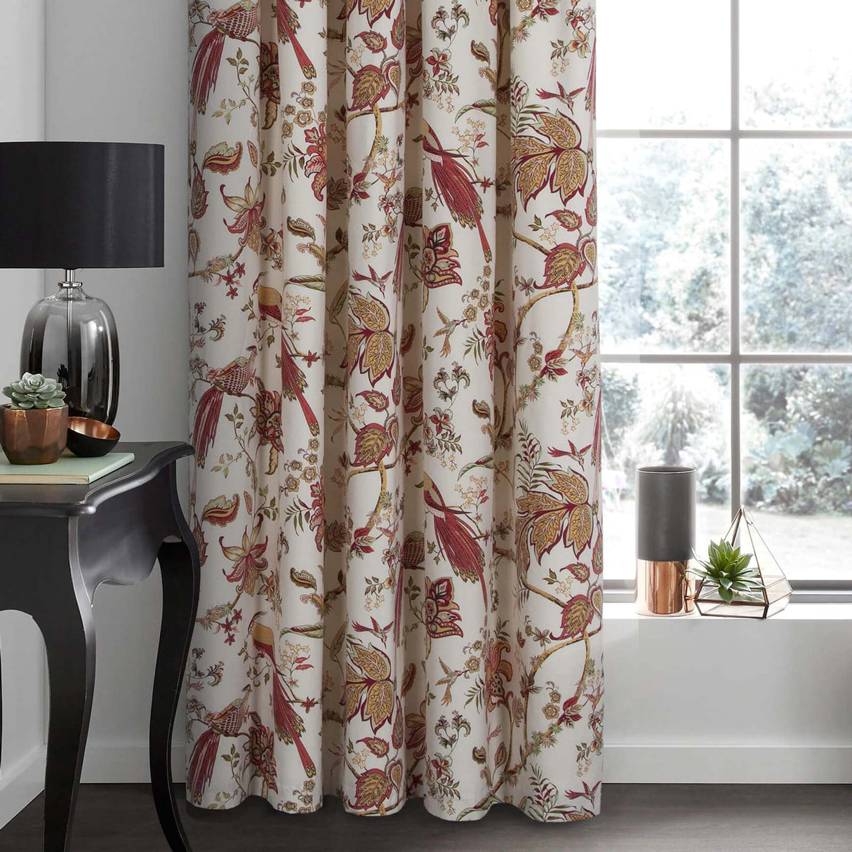 Kensington Tape Top Curtains Terracotta