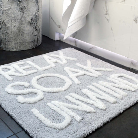 Relax Soak Unwind Bath Mat