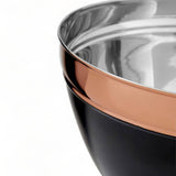 Charcoal + Copper Small Mixing Bowl