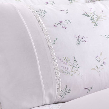 Chloe Lace Trim Duvet Cover Set