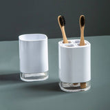 Ando White Toothbrush Holder