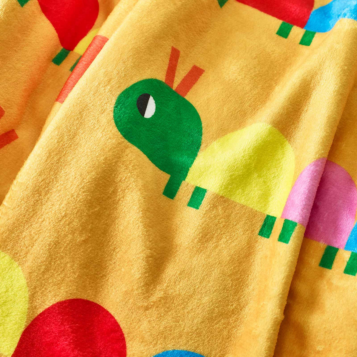 Curious Caterpillar Fleece Throw