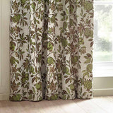 Pomegranate Jacquard Tape Top Pencil Pleat Curtains