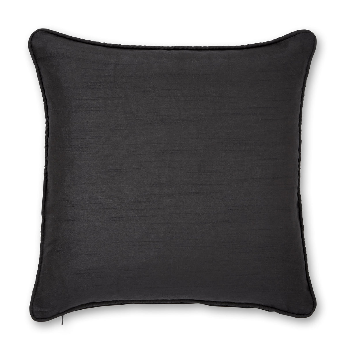 Faux Silk Black Cushion Cover 18" x 18"