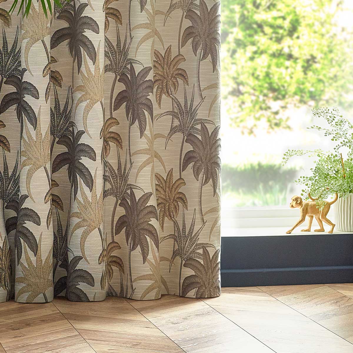 Galapagos Jacquard Eyelet Curtains