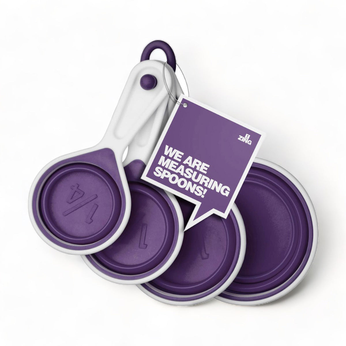 Zing! Purple Collapsible Measuring Cups