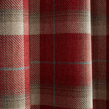 Carnoustie Blackout Eyelet Curtains Red