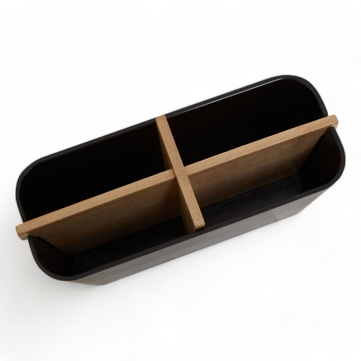 Black Bamboo Storage Organiser