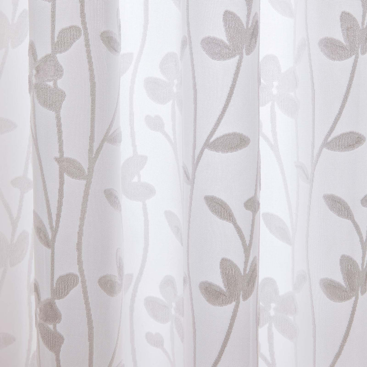 Sophia Jacquard Lined Voile Curtains