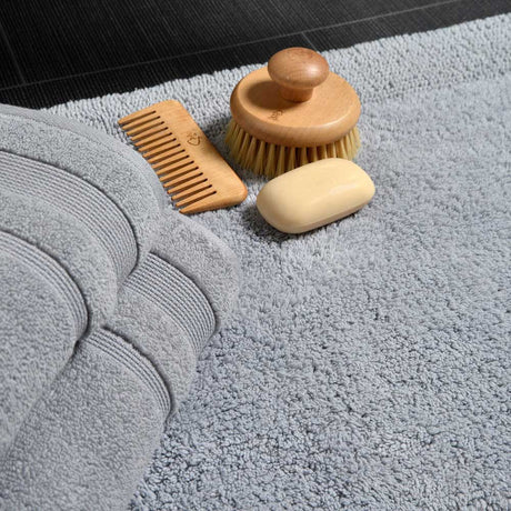 Elegance Reversible Bath Mat Dove Grey Bath Mat Allure   