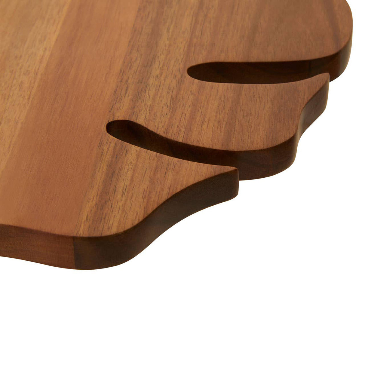 Tropical Leaf Acacia Wood Chopping Board