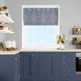 Hathaway Indigo Made To Measure Roman Blind