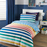 Beckett Stripe Multi Duvet Cover Set