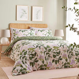 Passiflora Botanical Peach Duvet Cover Set