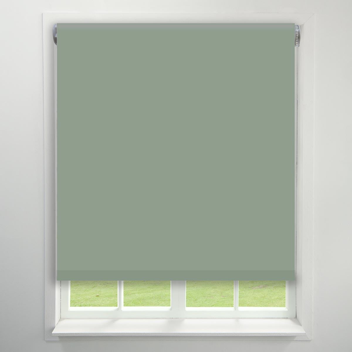 Luna Made to Measure Roller Blind (Blackout) Sage