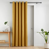 Wilson Velvet Blackout Thermal Door Panel Yellow