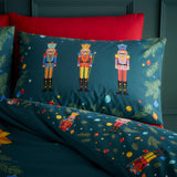 Christmas Nutcracker Green Duvet Cover Set