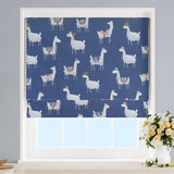 Alpaca Indigo Made To Measure Roman Blind