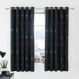 Skulls Eyelet Curtains