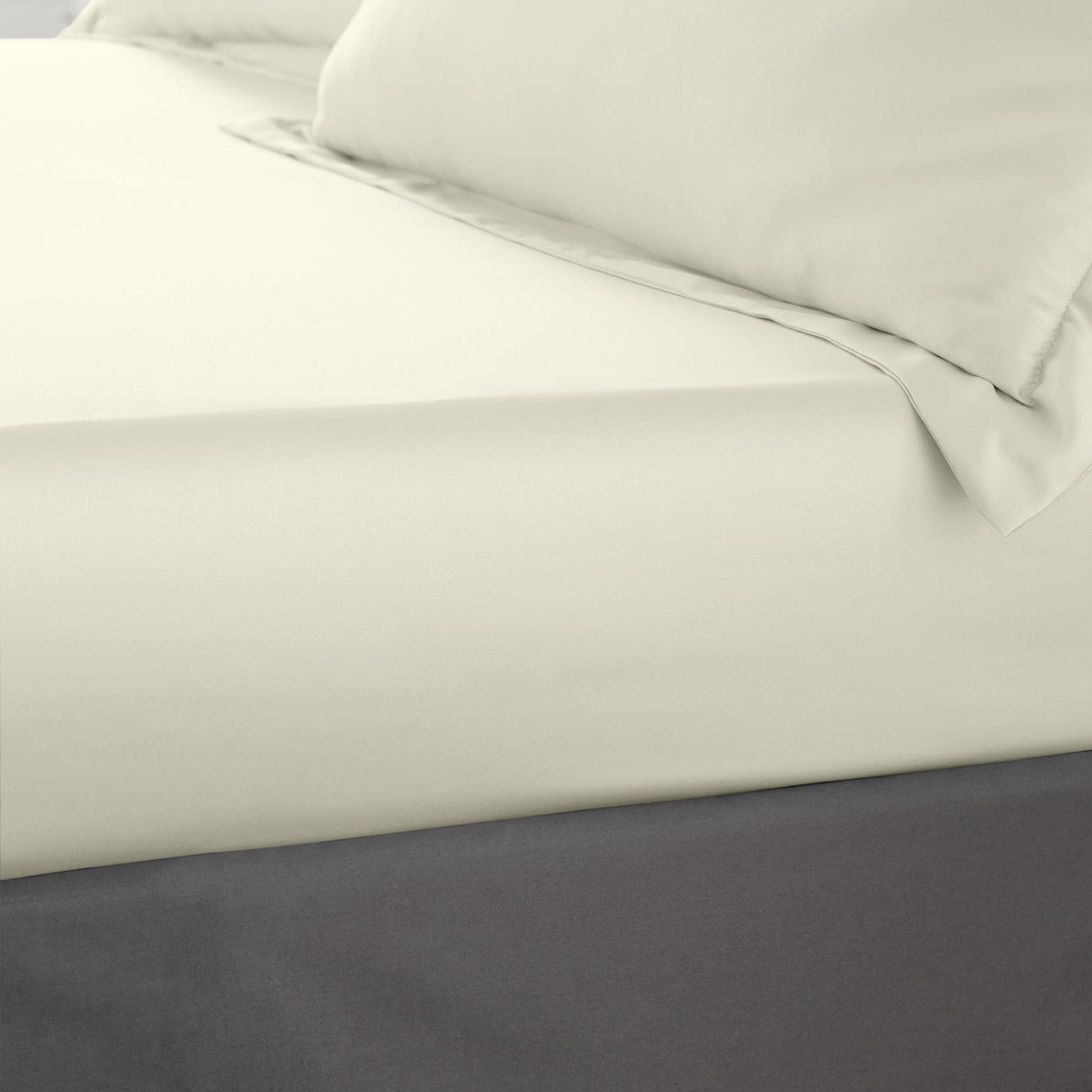 Silky Soft Satin Fitted Sheet Champagne