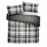 Connolly Check Flannelette Brushed Cotton Duvet Cover